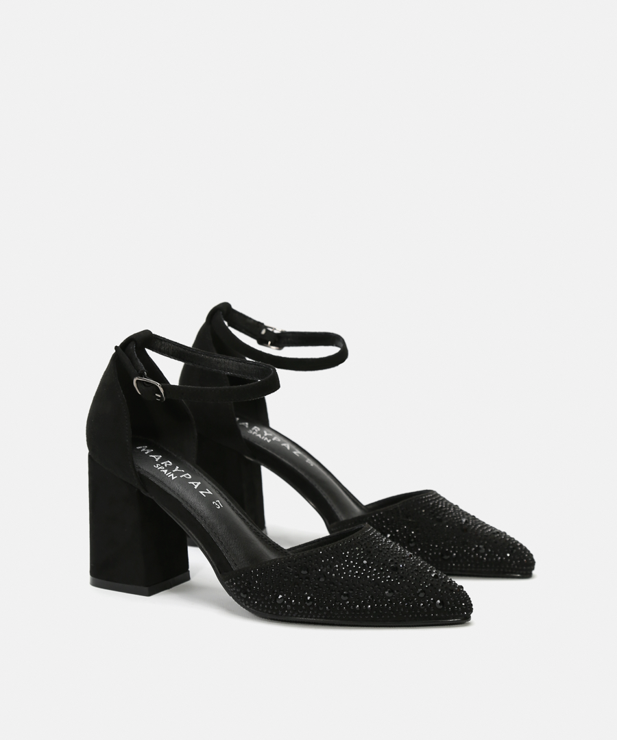 Zapatos tac&oacute;n strass image number null